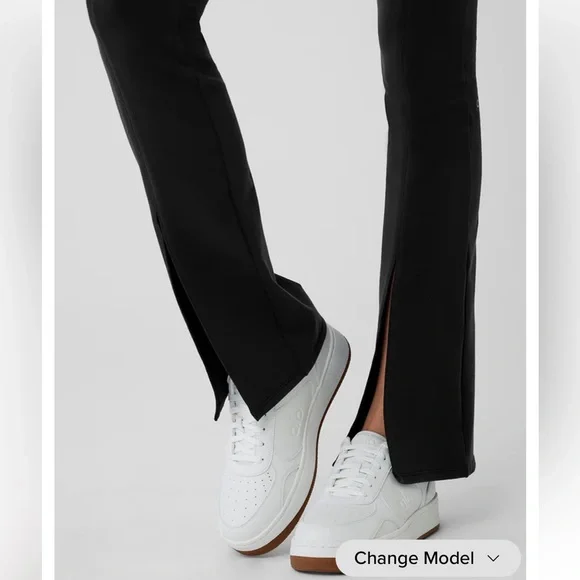 Alo Yoga Airbrush High Waist Flutter Leggings Full Length - Picture 2 of 8